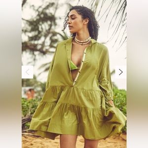 Free People Misha Mini Dress in Pepita Small